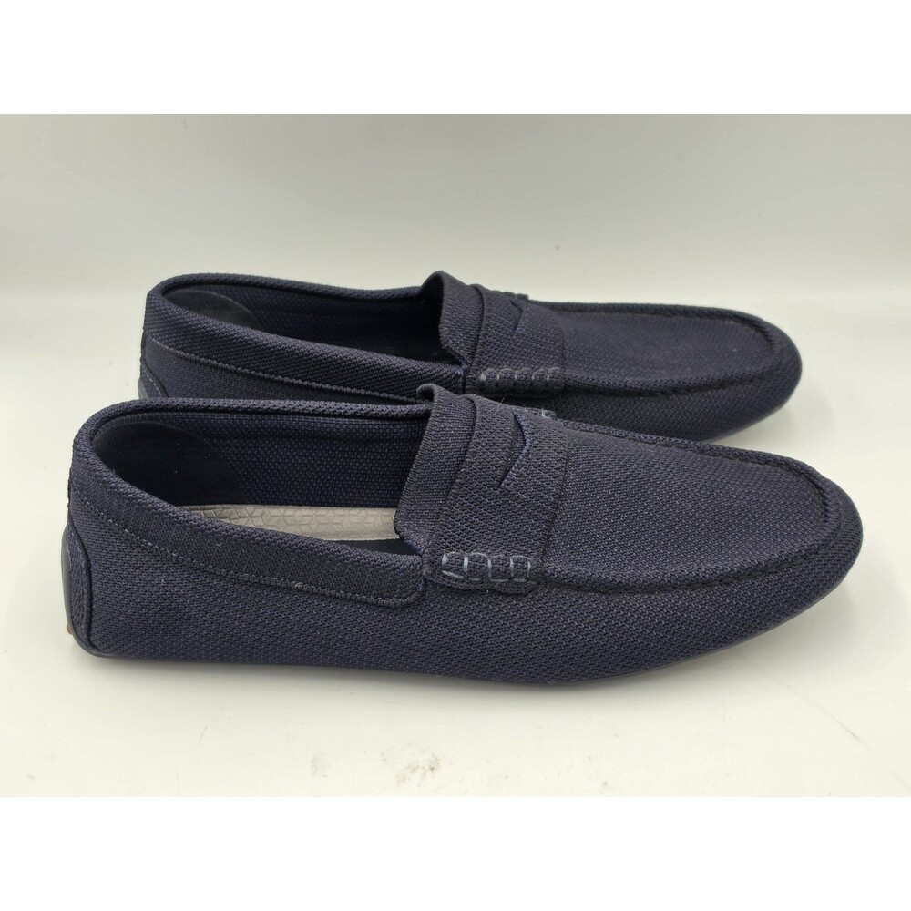 Peter Millar Cruise Knit Driver Navy Blue Slip-On Driving Loafers US 11 M